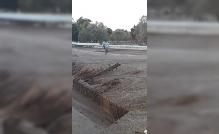 Son Dakika: Pirina fabrikasının depolama havuzunun duvarı çöktü