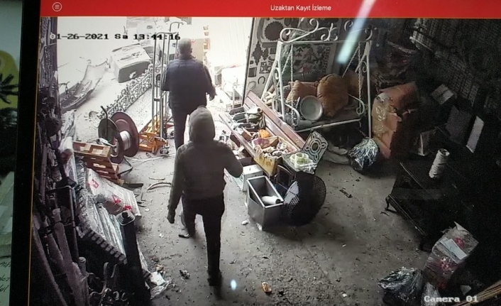 40 saniyelik hortum sanayi sitesini savaş alanına çevirdi