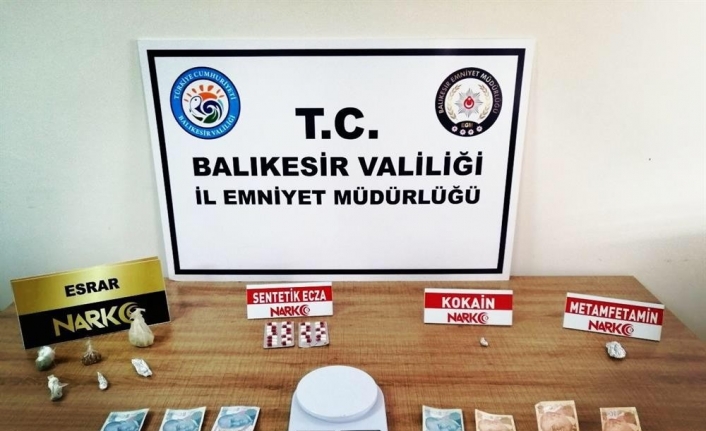 Balıkesir’de 11 uyuşturucu şüphelisinden 1’i tutuklandı