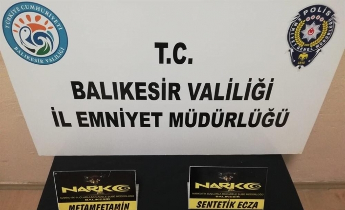 Balıkesir’de polisten uyuşturucu operasyonu