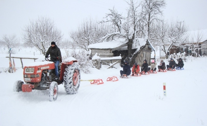 Bu da kızak safari