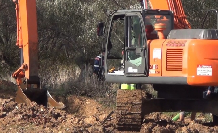 Cunda’da tesadüfen bulunan tarihi eserler için kurtarma kazısı başlatıldı