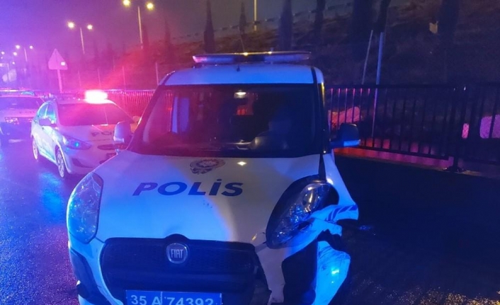 İzmir’de alkollü sürücü, polis memurunu yaraladı