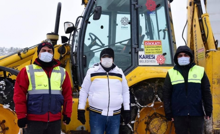 Karesi’de kapalı kırsal mahalle yolu kalmadı