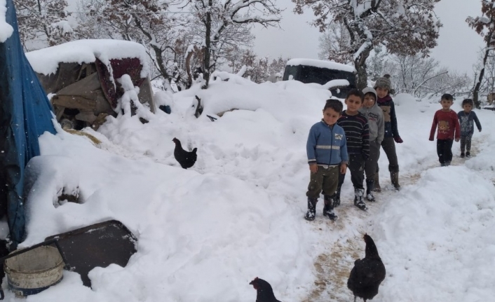 Mahsur kalan aile için seferber oldular