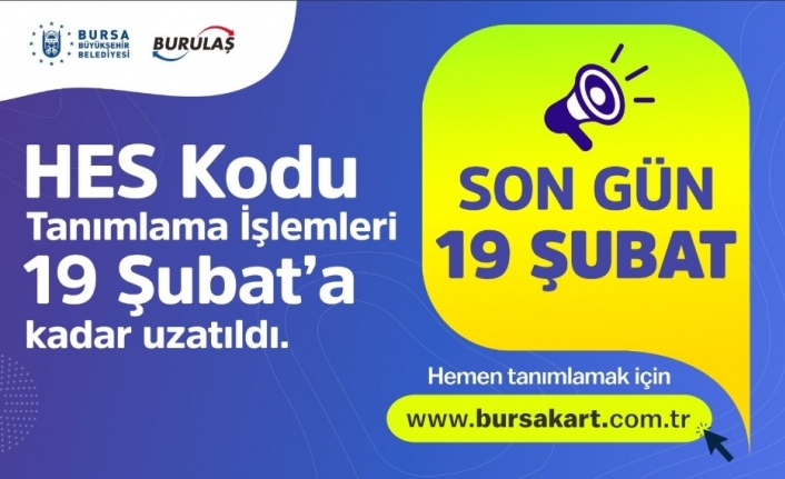 Ulaşım kartlarında HES kodu eşleştirme süresi uzatıldı