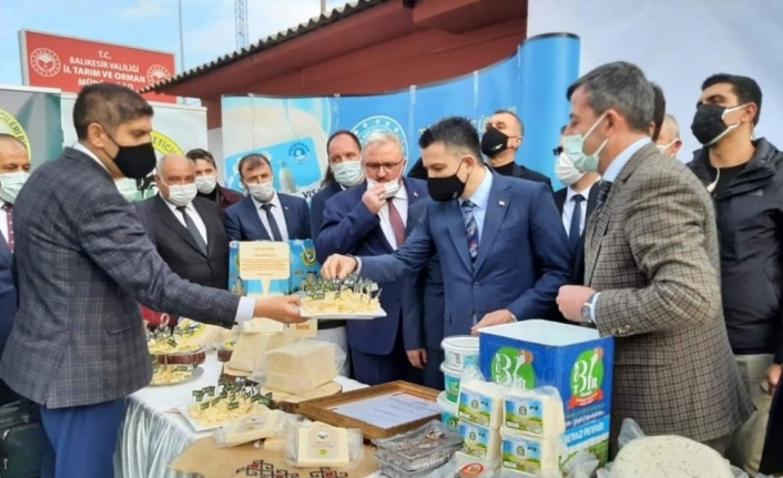 Bakan Pakdemirli’den Manyas kelle peynirine övgü