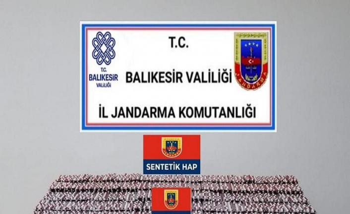 Balıkesir’de uyuşturucu hap ve esrar operasyonu