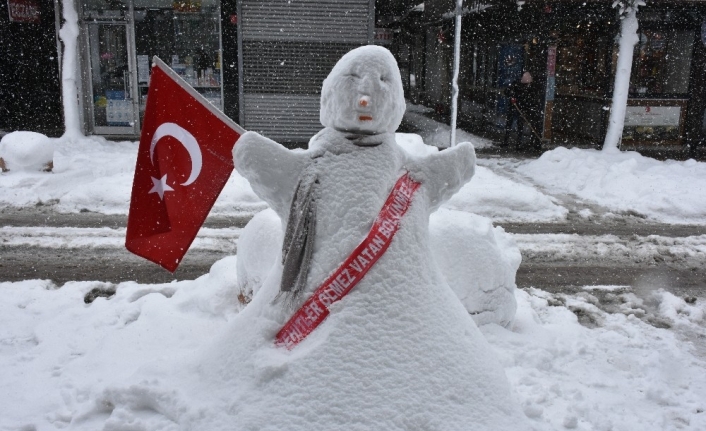 Burası kardan adamların caddesi