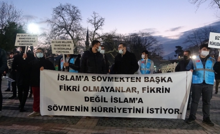 Bursalı gençler, terör örgütü provakasyonuna dönen Boğaziçi eylemlerini kınadı