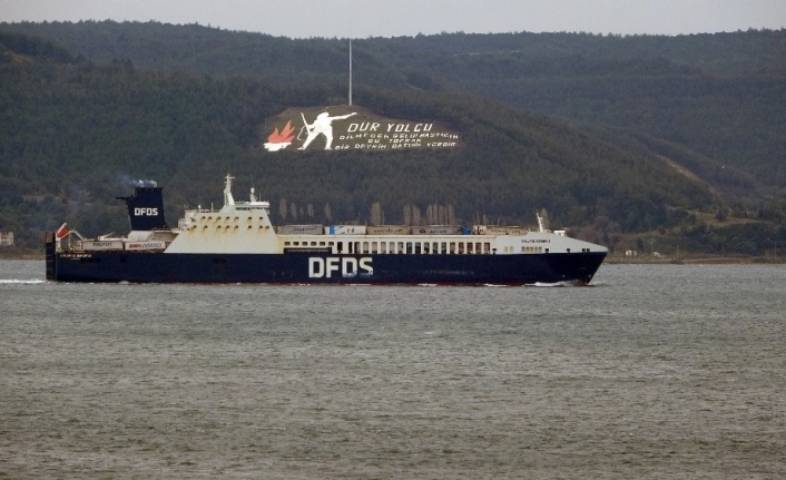 Çanakkale’de yanan "Gallipoli Seaways" isimli Ro-Ro gemisi, İstanbul’a dönüyor