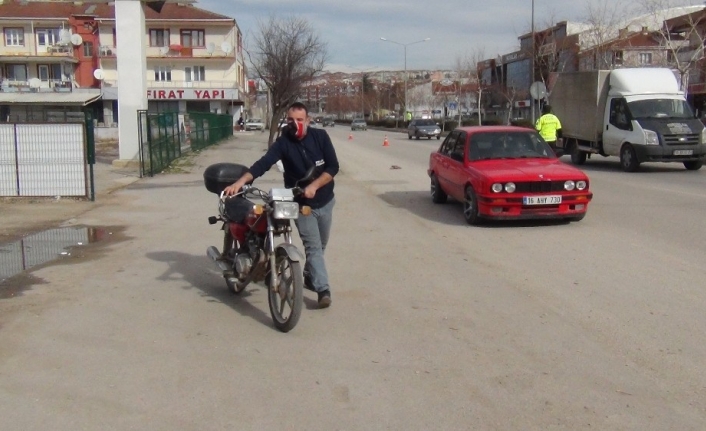 Evrakı eksik olan cezayı yedi