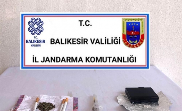 Karesi’de 1 şüpheli uyuşturucu madde ile yakalandı