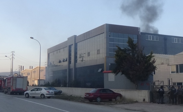 Tekstil fabrikasında yangın