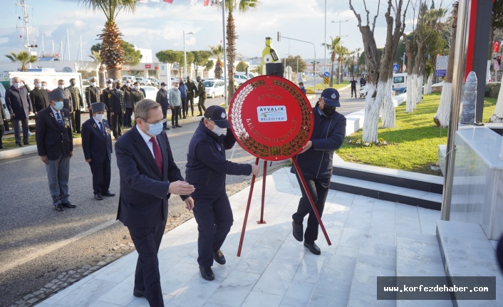 Ayvalık Şehitliği'nde 18 Mart