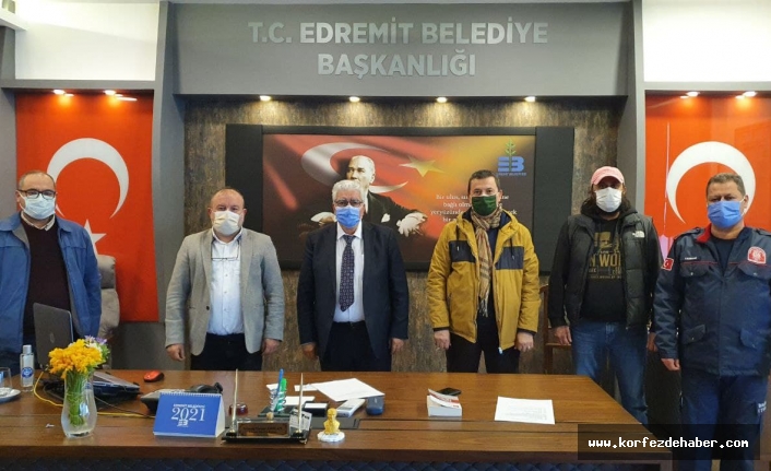 EDREMİT BELEDİYESİ ACİL AFET KOMİSYONU TOPLANDI