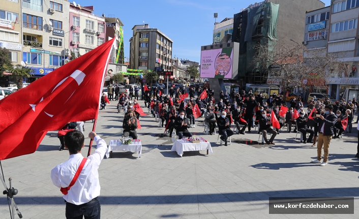 İSTİKLAL MARŞI’NIN KABULÜ BURHANİYE’DE KUTLANDI