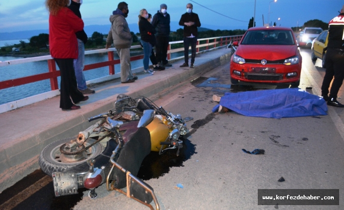 Ayvalık’ta trafik kazası; 1 ölü