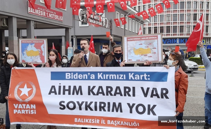 "Balıkesir'den Biden’a Kırmızı Kart"