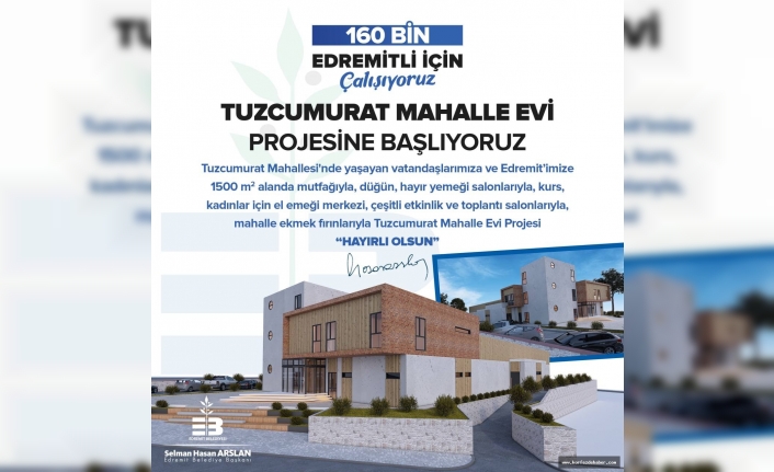 Edremit'te belediye aştı: 'Tanıtım proje töreni' düzenledi