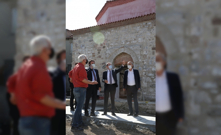 Altınova’nın tarihi Kadı Camii’nde son viraj