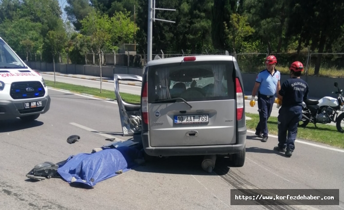 Balıkesir'de korkunç kaza: 1 ölü