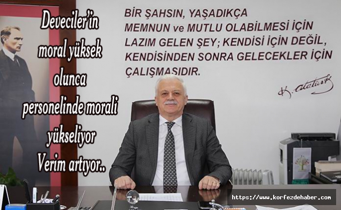 Burhaniye'de morallerle birlikte hizmette de kalite yükseliyor
