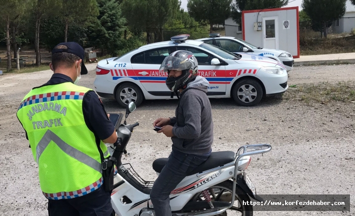 Jandarma'dan trafik denetimi