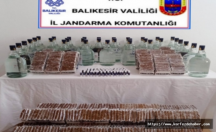 Jandarma kaçakçılara göz açtırmıyor. 102 litre etil alkol ele geçirdi