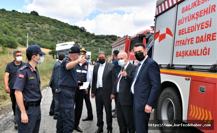 Vali Şıldak Kaza Yerinde İncelemelerde Bulundu