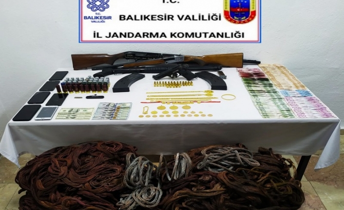 Balıkesir’de Jandarma hırsızlık şebekesini çökertti