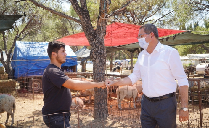 Belediye Başkanı Ergin’den kurban pazarı denetimi