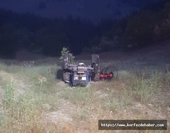 Dursunbey'de yine traktör faciası: 1 ölü