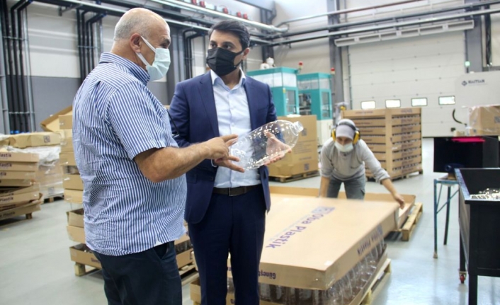Ünsal, iş insanları ziyaretini sürdürüyor: Oba Plastik'i ziyaret etti