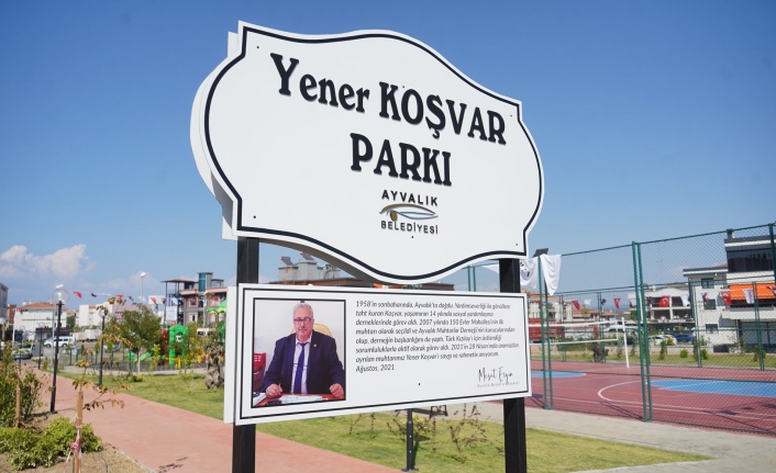 Muhtar Yener Koşvar’ın Adı Park'ta Yaşayacak