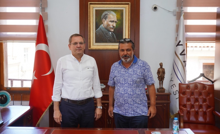Onursal Başkan Uslu’dan Belediye Başkanı Ergin’e nazik teşekkür