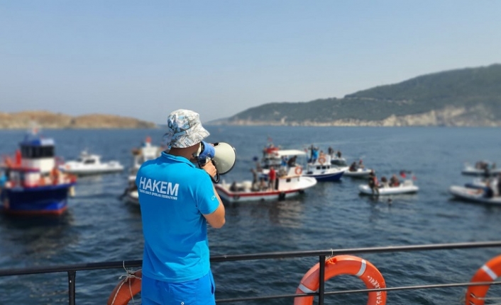 Zıpkınla Balıkavı Kulüplerarası Türkiye Şampiyonası Erdek'te yapıldı
