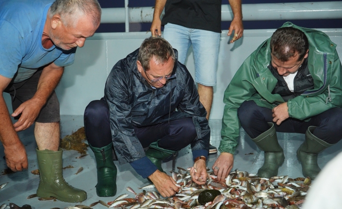 Ayvalık'ta Balık Av Sezonu Açıldı Balıkçılar "Vira Bismillah" dedi.
