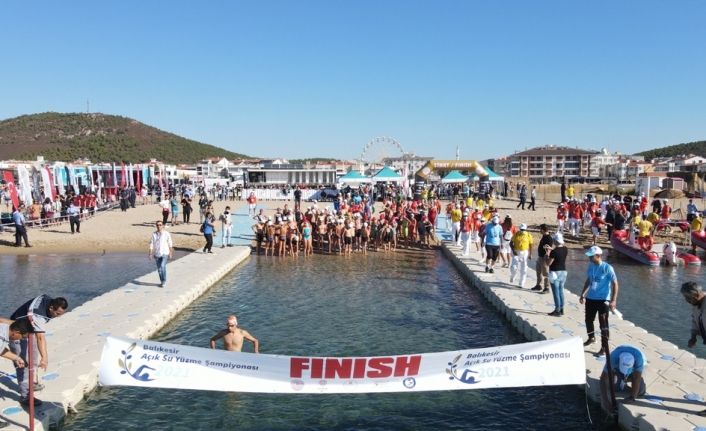 Ayvalık’ta Açık Su Yüzme Şampiyonası heyecanı