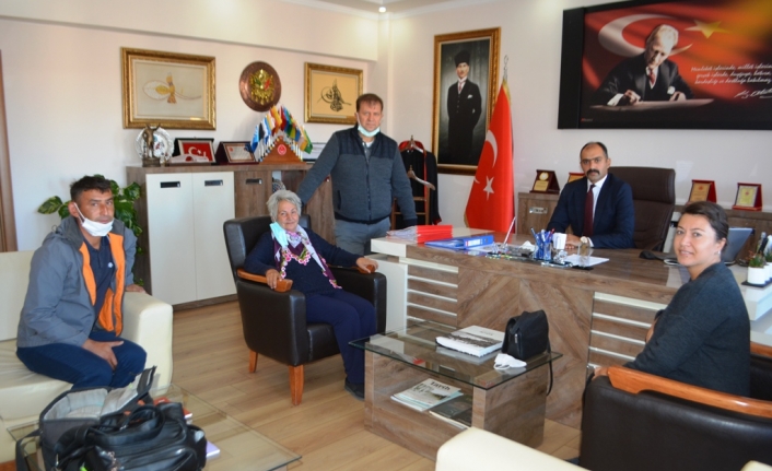 Cumhuriyet Başsavcısı Necati Kayaközü’nü makamında ziyaret ettiler
