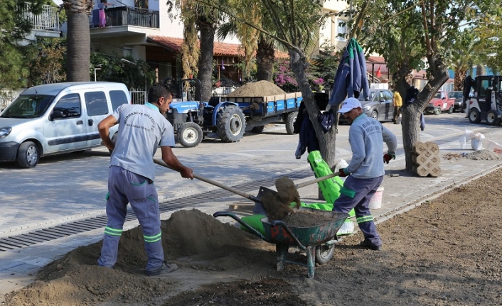 Duyarlı belediye. Yaz sezonunda kısa süreli ara verilen çalışmalar tekrar başladı