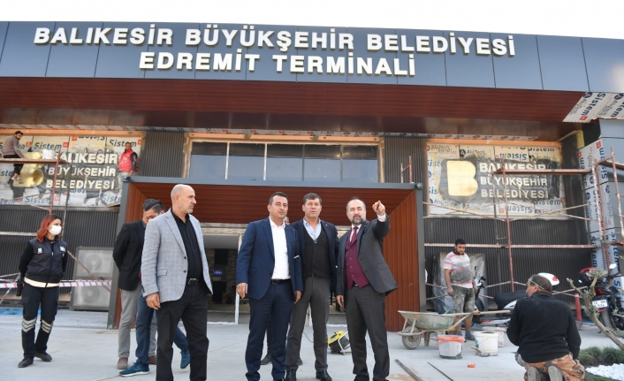 Edremit'e yakışır otogar açılış için gün sayıyor