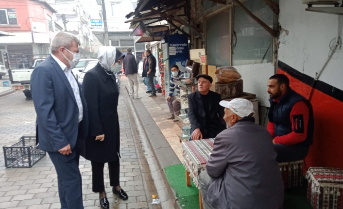 Balıkesir Milletvekili Belgin Uygur Manyas'ta