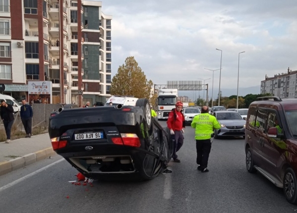 Edremit’te kaza mobese kamerasına saniye saniye böyle yansıdı  