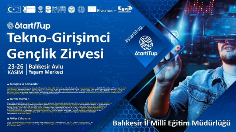 “Tekno-Girişimci Gençlik Zirvesi” başlıyor