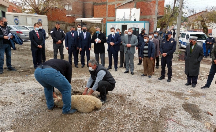 Edremit İbrahimce Polis Merkezi Binasının temeli törenle atıldı