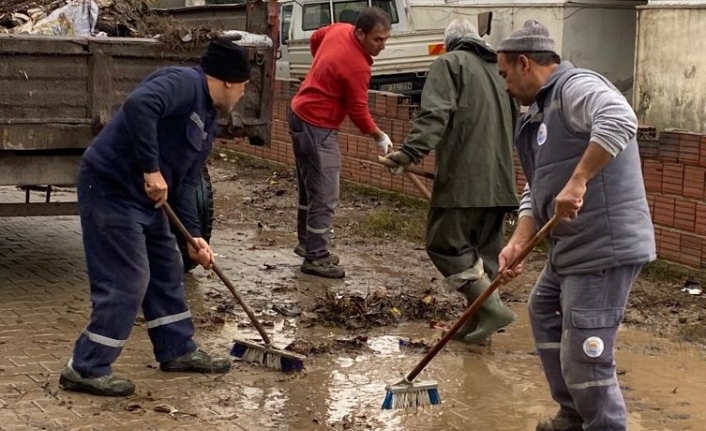 Gömeç’te belediye seferber oldu  