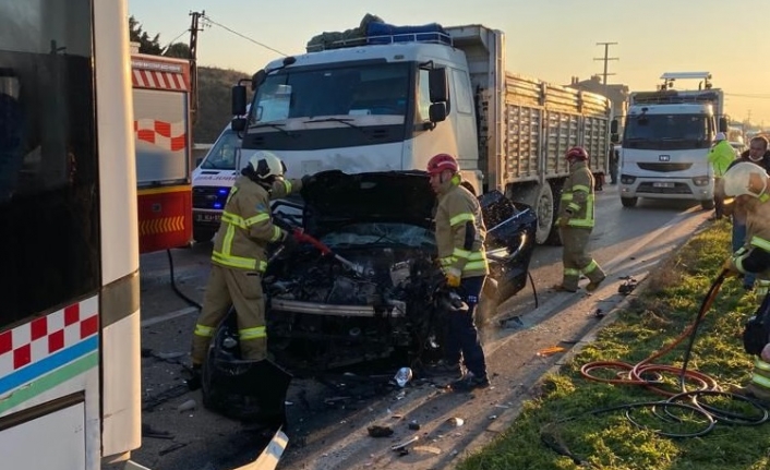 Bandırma'da kaza: 5 yaralı