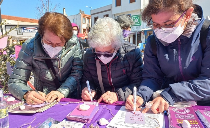 Ayvalık’ta Kadın İnisiyatifi’nden 8 Mart çağrısı