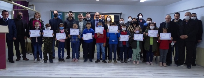 Havran'da öğrenciler İstiklâl Marşını En Güzel Okumak İçin Yarıştı